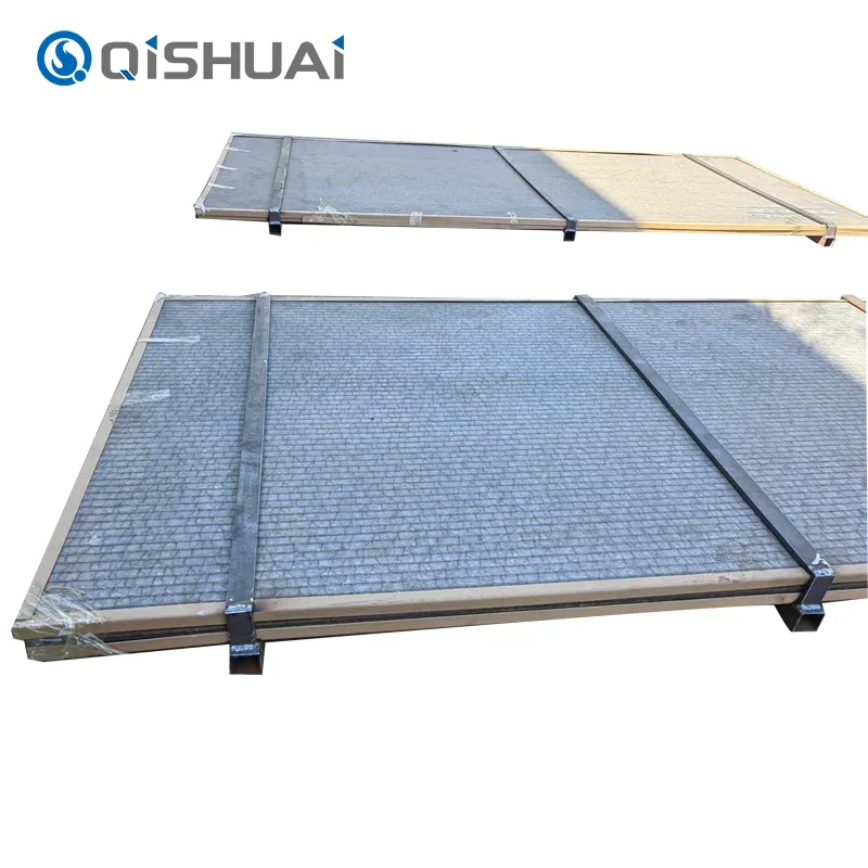 Plaque d'usure chromée à rechargement dur