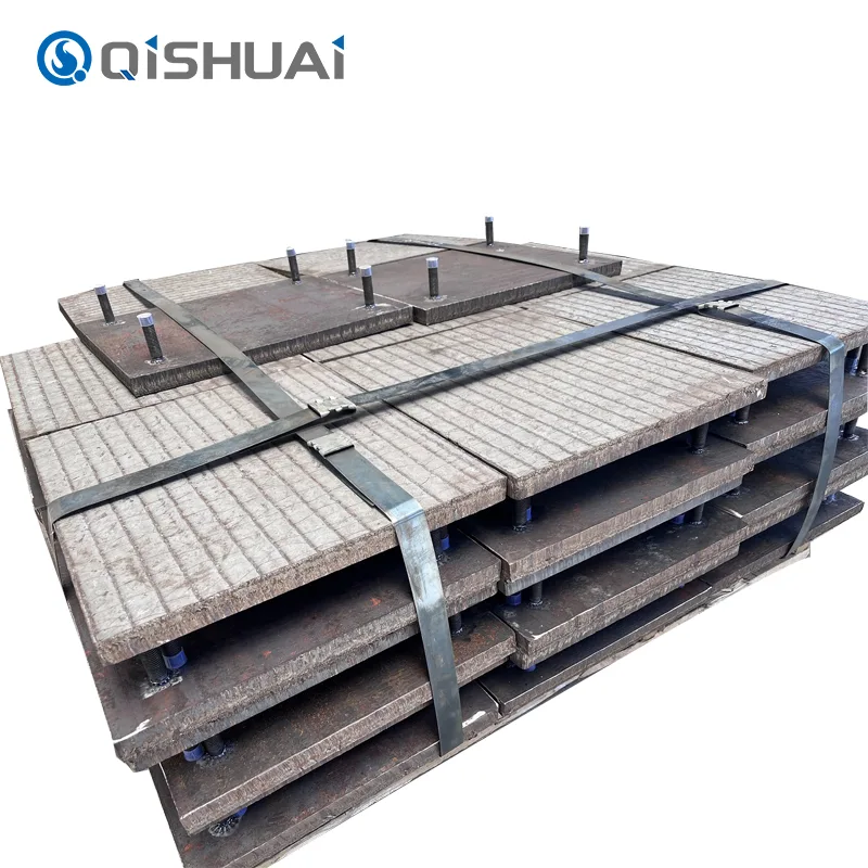 Plaque d'usure de soudage chromée